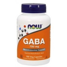NOW Foods - GABA 750mg 100 caps Now foods